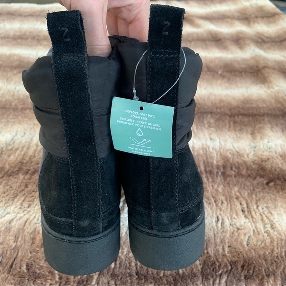 Zodiac Portman Black Water Repellent Quilted Puffer Bootie - Picture 5 of 8